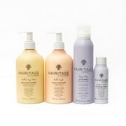 Hairitage High Volume Bundle with Outta My Hair Gentle Daily Shampoo, Held High Volume Conditioner, Lazy Day Dry Shampoo, and Magic Dust Texturizing Powder