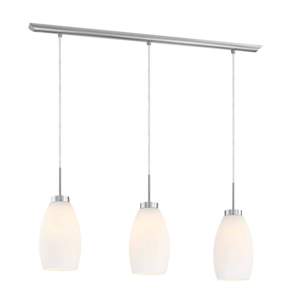 Estevez Lámpara Colgante Decorativa SEVILLA 3 Luces, Foco E26, LED Ready, Hierro, Color Níquel
