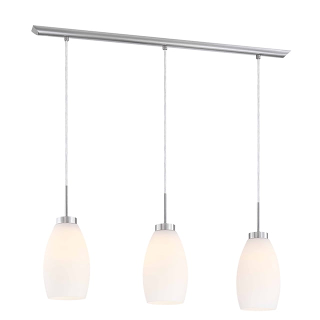 Estevez Lámpara Colgante Decorativa SEVILLA 3 Luces, Foco E26, LED Ready, Hierro, Color Níquel