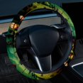 thumbnail image 2 of Fireflies Car Wheel Cover 14.5 Inch, Printing, PVC Leather, Auto Accessories - Steering Wheel Cover, 2 of 6