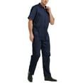 thumbnail image 5 of TOPTIE Men's Short-Sleeve Work Coverall Light Weight with Elastic Waist, 5 of 6