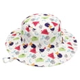 thumbnail image 3 of RTKFRFLM Kids Summer Sun Hat Breathable Beach Bucket Hat for Boys Girls Toddler Sun Protection Gear for Spring Summer Outdoor Holiday Daily Wear Hat Red 6-24 Months, 3 of 4