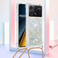 thumbnail image 4 of Funda FOXDOCK para Xiaomi Poco X6 Pro con Cuerda Ajustable, Brillo Líquido, Protección Antigolpes y Lente – Ideal para Regalo, 4 of 6