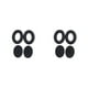 thumbnail image 2 of Sidaley Auriculares Almohadillas para los oídos Almohadillas para los oídos Cancelación de ruido Orejeras transpirables Reemplazo para auriculares Negro 2piezas, 2 of 5