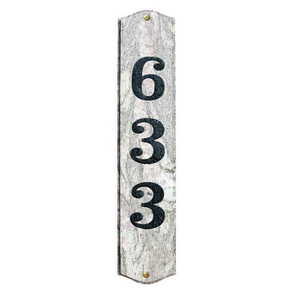 QualArc Wexford Vertical Granite Address Plaque