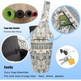 thumbnail image 6 of Yoga Mat Bag - Large Opening Long Tote Yoga Mat Carrier Holder Bag with Waterproof Wet Zipper Pocket and Drawstring Water Bottle Pocket - Yoga Bag Fit Most Size Mats, 6 of 6