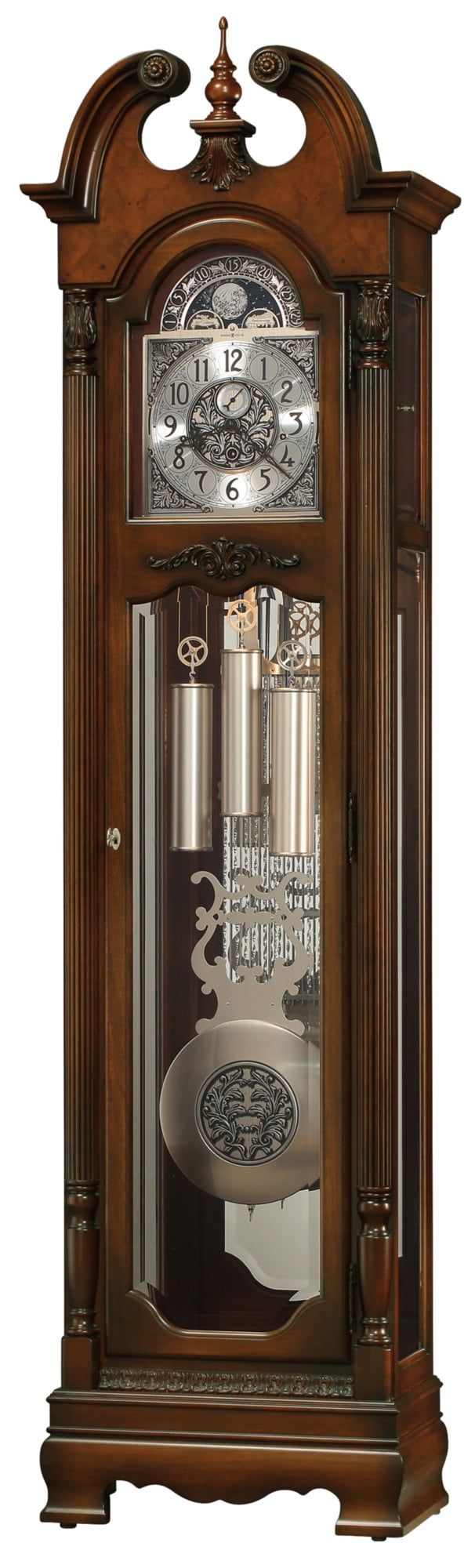 Howard Miller 611244 86" X 23" Grayland Hardwood Analog Floor Standing Clock Hampton Walmart