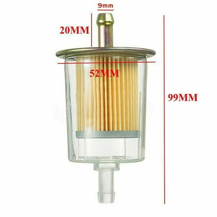 9mm Fuel Filters Industrial Motorcycle Universal Rv Inline Gas Fuel Line Large