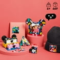thumbnail image 6 of LEGO DOTS Disney Mickey & Minnie Mouse Back-to-School Project Box 41964, 6in1 Toy Crafts Set with Bag Tags, Sticker Patch and Desk Tidy, Gifts for Kids Aged 6 Plus, 6 of 8