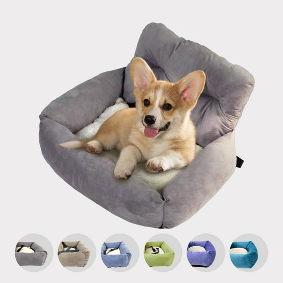 Dog Car Seat for Small Dogs under 8.8lbs, Booster Seat Sofa Pet Bed Detachable Portable Car Travel Carrier Bed