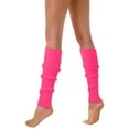 thumbnail image 1 of GDREDA Womens 80s Neon Ribbed Leg Warmers | Colorful Fluorescent Wool Knitted Socks | Stylish Fashion Accessories, 1 of 4