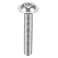 thumbnail image 4 of Uxcell M8x50mm 304 Stainless Steel Flanged Button Head Socket Cap Screws 20 Pack, 4 of 5