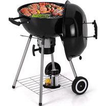 YJETYH 18 inch Kettle Charcoal Grill BBQ Portable Grill Outdoor Barbecue Cooking Grill