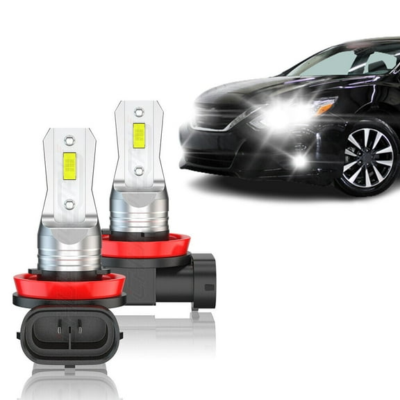 For 2007-2018 Nissan Altima LED H11 Headlight High Low Beam 2X Bulbs Kit 6000K