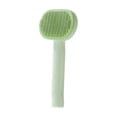 thumbnail image 5 of Oval Pet Slicker Brush with Stainless Steel Pins, Cat Head Design Deshedding Comb for Detangling Dog Fur, Grooming Tool, 1 Pack 7 Inch Blue, 5 of 5