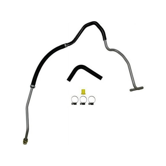 Gear To Cooler Power Steering Return Line Hose Assembly - Compatible with 2005 - 2007 Ford F-250 Super Duty 2006