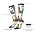 thumbnail image 4 of Rocae Scooby-Doo Chaussettes de compression Décontractées pour Femmes Hommes Bas Contrastés, 4 of 6