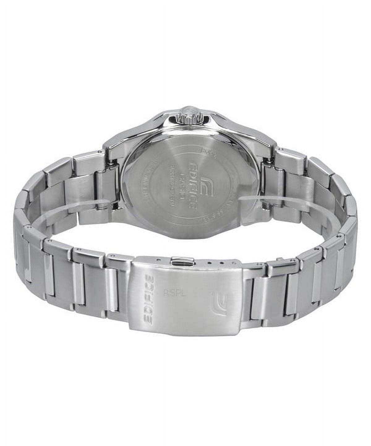 Casio Edifice Stainless Steel Blue Dial Quartz Analog Men's Wristwatch