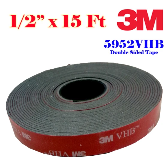 BUTTERFLY- 3M 1/2" X 15 Ft Vhb Double Sided Foam Adhesive Tape 5952 Automotive Mounting