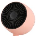 thumbnail image 3 of Calentador de ventilador portátil, uso frío y cálido, mini calentador de espacio con ángulo ajustable para escritorio de oficina en casa, 100-240V, 3 of 8