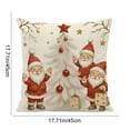 thumbnail image 5 of Christmas Decorative Throw Pillow Covers 18x18" Christmas Pillow Set Cushion Set Cushion Covers, 5 of 7