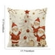 thumbnail image 3 of CREATITOY 17.72x17.72 Inches Christmas Pillow Cover (No Insert Included) - Decorative Sofa Cushion Case for Home Living Room Christmas Holiday Decor, 3 of 6