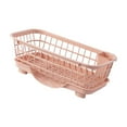 thumbnail image 4 of Soporte para cubiertos con soporte para utensilios, estante para secar platos, escurridor para platos que ahorra espacio, estante para platos sobre el Rosa BLESIY Escurreplatos, 4 of 8