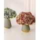 thumbnail image 3 of Nvzi Ramo de 3 rosas artificiales de seda, hortensias, estilo vintage para boda (café), 3 of 3