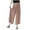 Pinks, variant on LLYwey Womens Plus Size Pants Women's Oversized Casual Wide Leg Pants Chiffon Pleated Long Pants Solid Color Pants Skirt Female Stretch Pants Long Pant Style H162 Pinks 3XL