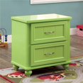 thumbnail image 1 of Benzara BM123050 Lacey Contemporary Nightstand, Apple Green Finish, 1 of 1