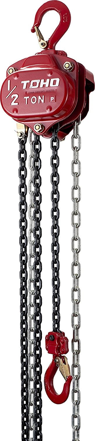 TOHO HSZ-622A OP Chain Block Hoist with Overload Protection 3 Ton, 20 Ft. Chain 