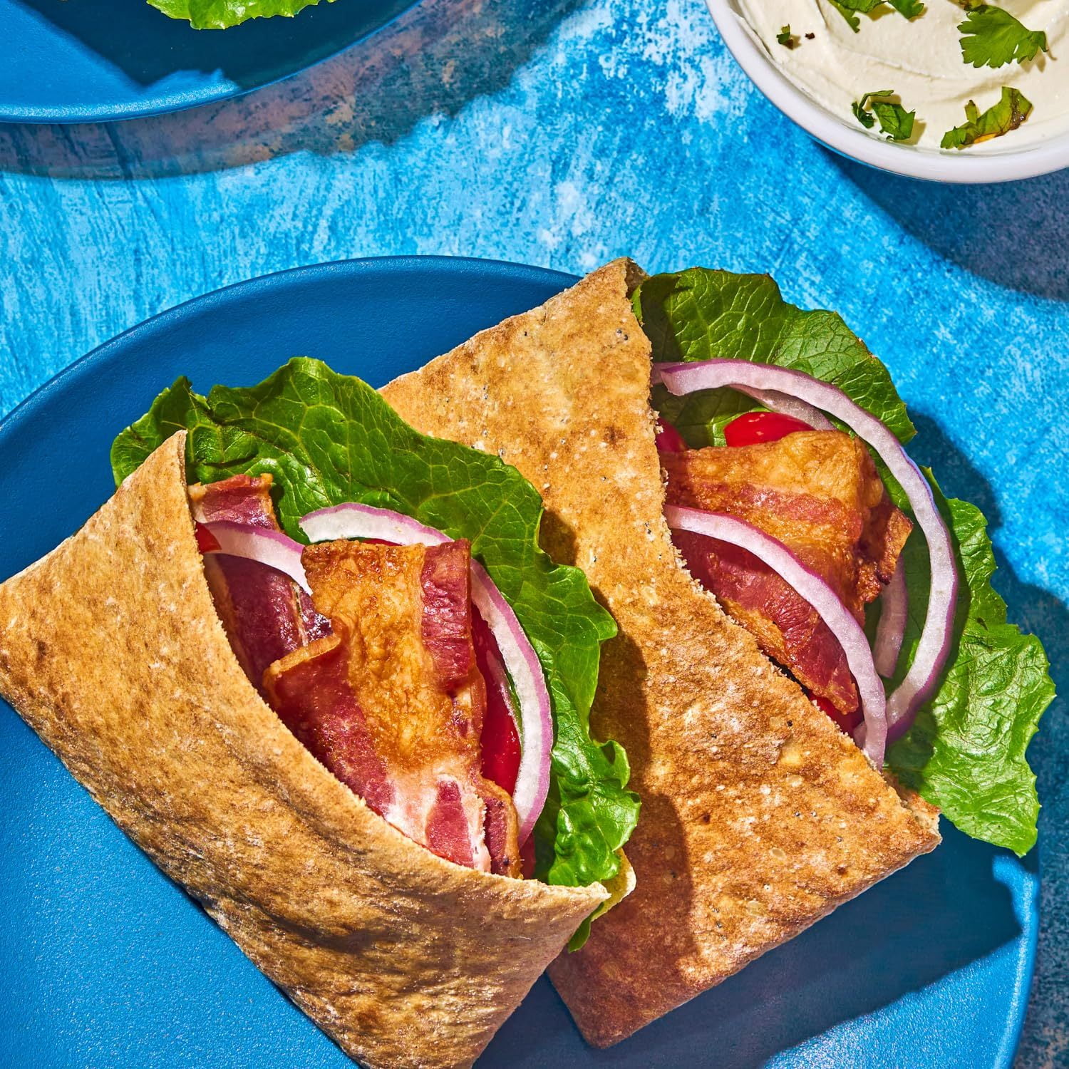 Toufayan Whole Wheat Smart Pockets Pita Bread | Naturallyy Vegan (3 Pack)