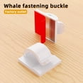 thumbnail image 6 of 50pcs NEW Adhesive Cable Clips Upgraded Wall Wire Holders For Cable Management For PC Wall Under Desk Christmas Lights Clip Indoor/Outdoor Car Dash Cam Ethernet Electric Wires Small, 6 of 8