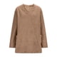 thumbnail image 4 of AUNVITO Women's V-Neck Long Sleeve Top Soft Fleece Casual Comfort Fit, 4 of 9