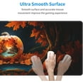 thumbnail image 6 of Thanksgiving Mouse Pad, XL Gaming Keyboard Mat, Fall Decoration Desk Mat with Pumpk and Maple Leaves, Non-Slip Rubber Base, Big Extended Desk Protector for Home Office, 31.5"x11.8" (Fall), 6 of 6