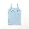 thumbnail image 2 of TAIAOJING Girls Tank Top Summer Cute Sleeveless Shirts Summer Thin Baby And Children Base Children's Underwear Little Sweatshirt White 5-6 Years, 2 of 8