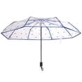 thumbnail image 1 of Coofit Clear Umbrella Auto Open: Simple Folding Umbrella Compact Umbrella for Outdoor, 1 of 10