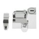 thumbnail image 3 of HDBUBALUS Kit de bloqueo de seguridad para casco de motocicleta para tubos de 7/8" a 1 1/4" de diámetro para Harley Chrome, 3 of 4