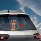 thumbnail image 5 of Scienceny Etiqueta engomada del limpiaparabrisas de la ventana trasera del coche de Papá Noel estilo de coche de Navidad divertido brazo que agita las Automoción decorativa y accesorios No.15 Scienceny VI1434-15B, 5 of 6