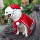 thumbnail image 5 of Capa de terciopelo rojo navideño para perro, capa para cachorro, disfraz, capas y sombrero de Navidad para mascota JM, 5 of 5