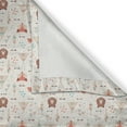 thumbnail image 5 of Ambesonne Tribal Grommet Curtain, Fox Bear Arrows, 50" x 108", Salmon Amber White, 5 of 6