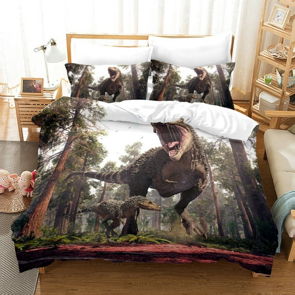 3D Dinosaur Monster Digital printed quilt sets of three-piece sets of European and comforter custom bedding sets
