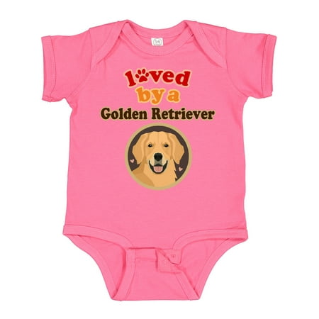 

Inktastic Golden Retriever Dog Lover Gift Baby Boy or Baby Girl Bodysuit