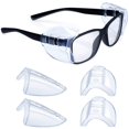 thumbnail image 4 of Two Pairs Safety Glasses Side Shield Transparent Glasses Frame Side Wing Double Hole Glasses Side Shield, 4 of 6