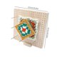thumbnail image 2 of Estera de bloqueo de tejer hecha a mano de madera 9.25 * 9.25 pulgadas para los amantes de Granny Square, 2 of 8