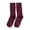 Brick Red, variant on SOFTCCLO Womens Socks Solid Cotton Double Needle Crew Socks Soft Casual Crew Socks for Women Army Green One Size