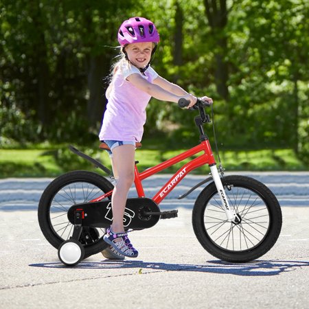 RIGO 16 Inch Kids Bike with Training Wheels and Fender