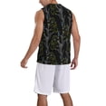 thumbnail image 2 of Honeii Lilies Flowers print basktball shirt for men and women, Unisex basketball jersey for Theme party-3X-Large, 2 of 6
