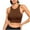 Coffee, variant on Besolor Women's Workout Crop Tank Tops Crewneck Racerback Sleeveless Shirts Slim Fitted Summer Athletic Gym Yoga Tees