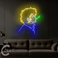 thumbnail image 4 of C-CRAFT Cowboy Smoking Neon Led Light Up 35 inch for Western Cowboy Bar Wall Decor, 4 of 5
